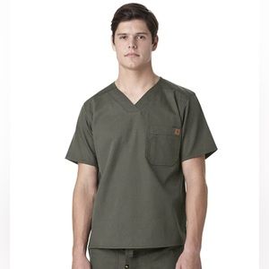 Carhartt Ripstop Men's Utility Scrub Top Green C15108 size 2XL. NWT